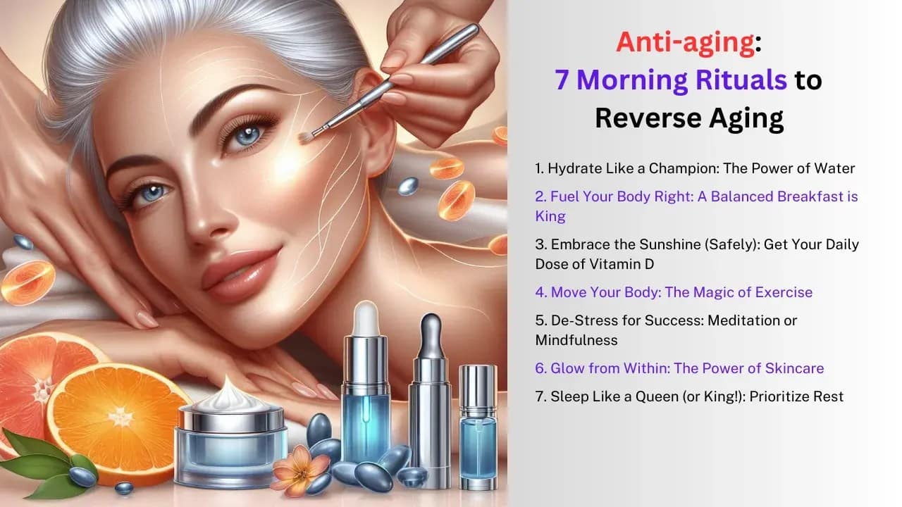 Anti-aging: 7 Morning Rituals to Reverse Aging Anti-aging: 7 Morning Rituals to Reverse Aging
