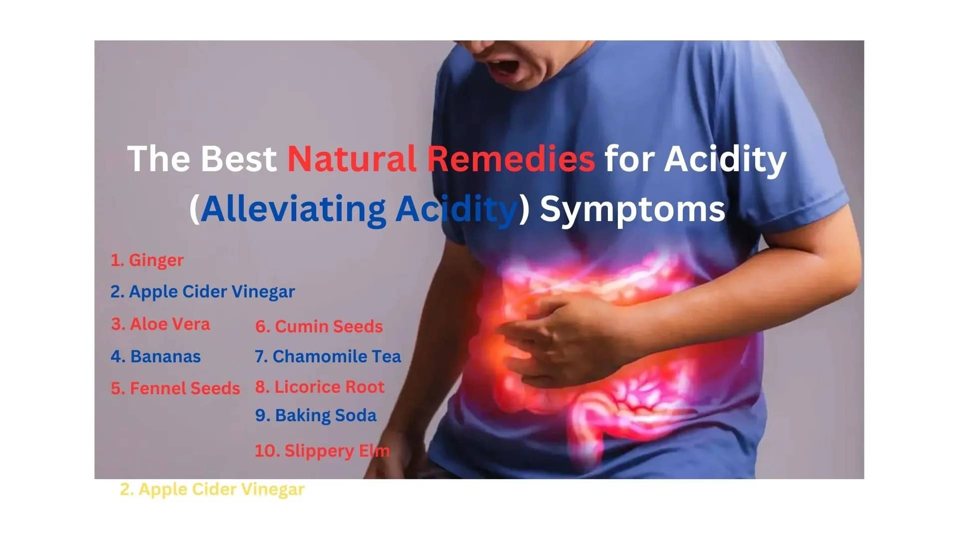 The Best Natural Remedies for Acidity (Alleviating Acidity) Symptoms