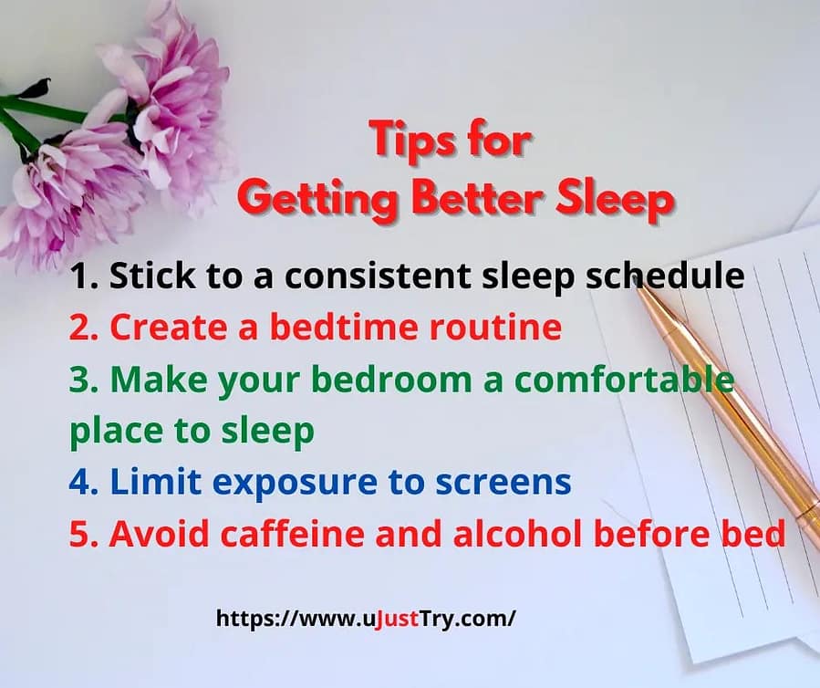 Tips for Getting Better Sleep - The Importance of Sleep for Overall Health and Well-being