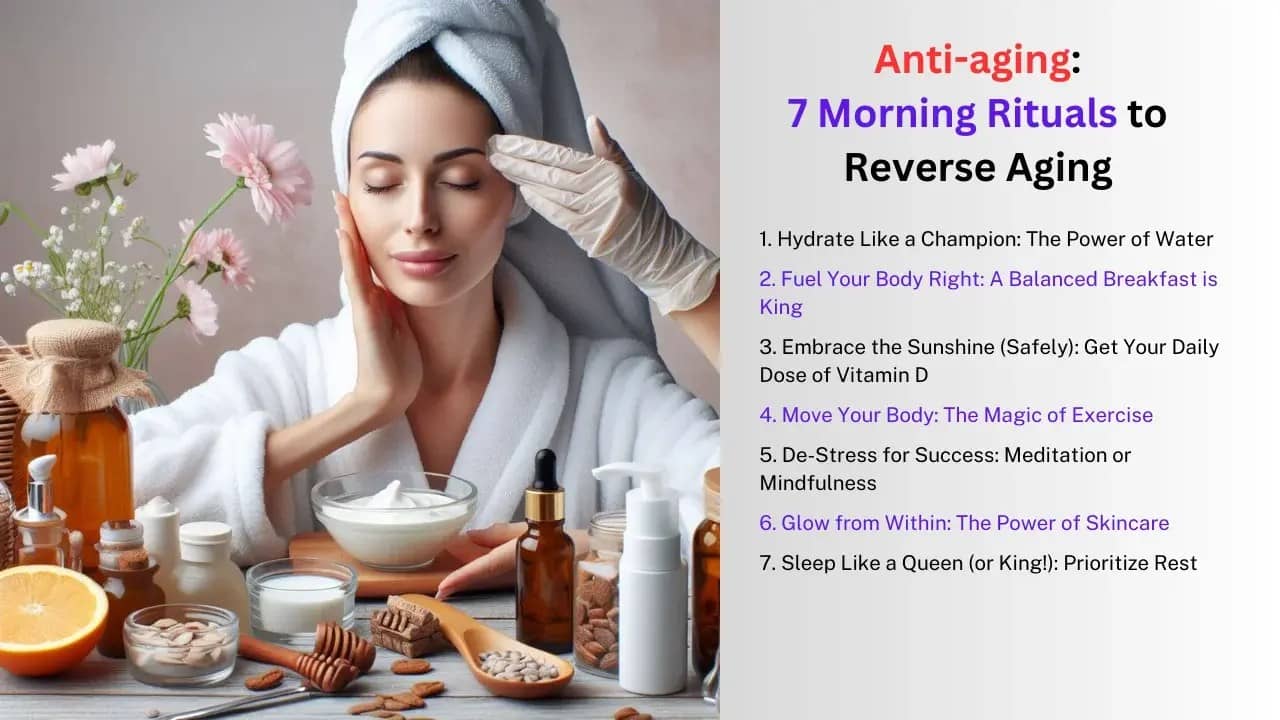 Anti-aging: 7 Morning Rituals to Reverse Aging
